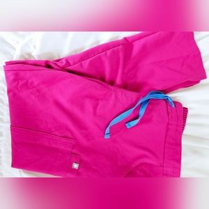 Figs scrubs set in Raspberry Sorbet